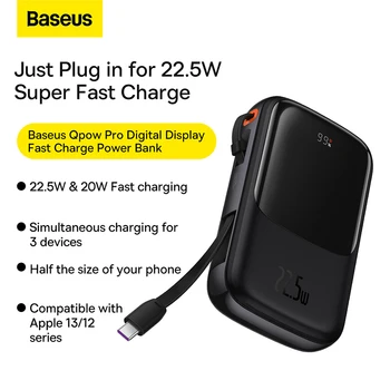 Baseus 22.5W Mini Power Bank 10000 mAh 2