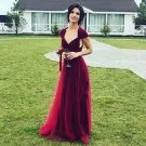 Bridesmaid Dresses Wedding Party For Women 2022 Elegant Black Satin A Line Long Night Woman's Evening Formal Gowns