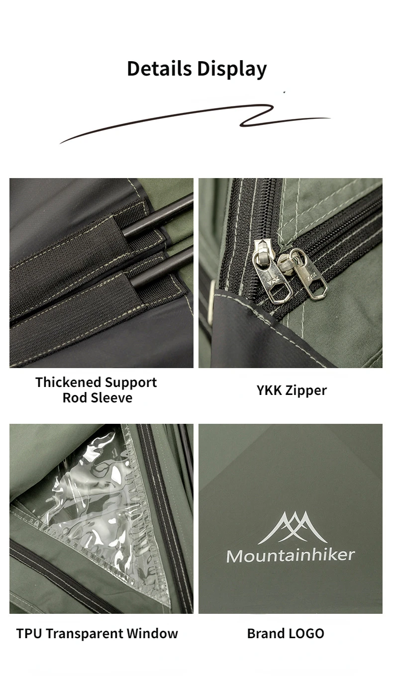 MOUNTAINHIKER Verbesserte Faltbare Outdoor-Camping-Windschutzscheibe für Gaskocher, Windschutz für Picknick und Camping – Detail 10