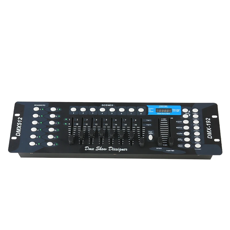 цена DMX512 Контроллер сценическое освещение DJ оборудование DMX 192 консоль для светодиодный Par движущийся лазерный прожектор