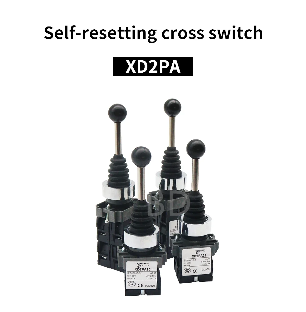 

4NO 4 Position cross rocker switch XD2PA14 XD2PA24 joystick controllers /2NO 2 Position rocker switch XD2PA12 XD2PA22