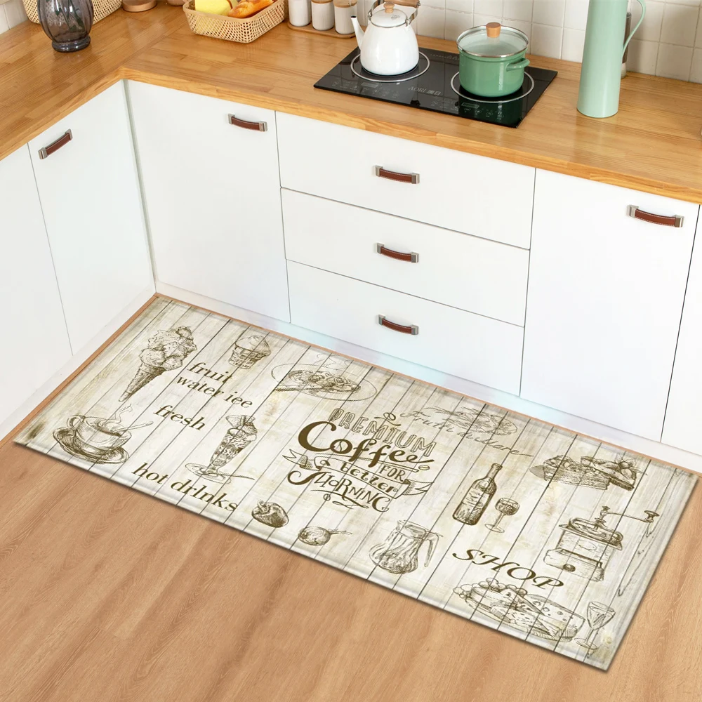 

Entrance Doormat Kitchen Mat Bathroom Hallway Door Anti-Slip Foot Rug Home Bedroom Living Room Floor Balcony Bath Decor Carpet