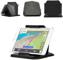  Carbon Fiber Car Phone Holder Dashboard Universal 3 to 7 inch Mobile Phone Clip Mount Bracket For iPhone XR XS MAX GPS Stand 