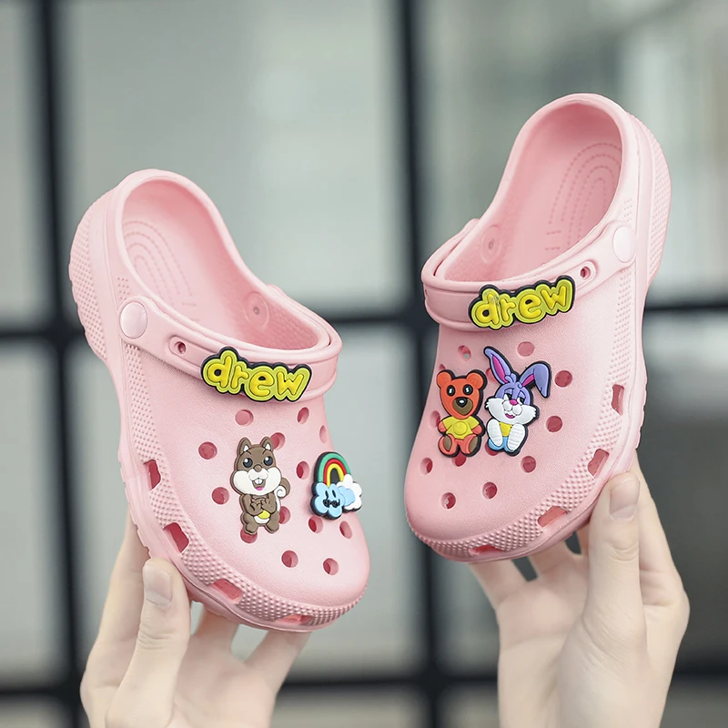 Children Sandals Summer 3-15 Years Children's Non-Slip Clogs Cartoon Cute Infant Boys Girls Shoes