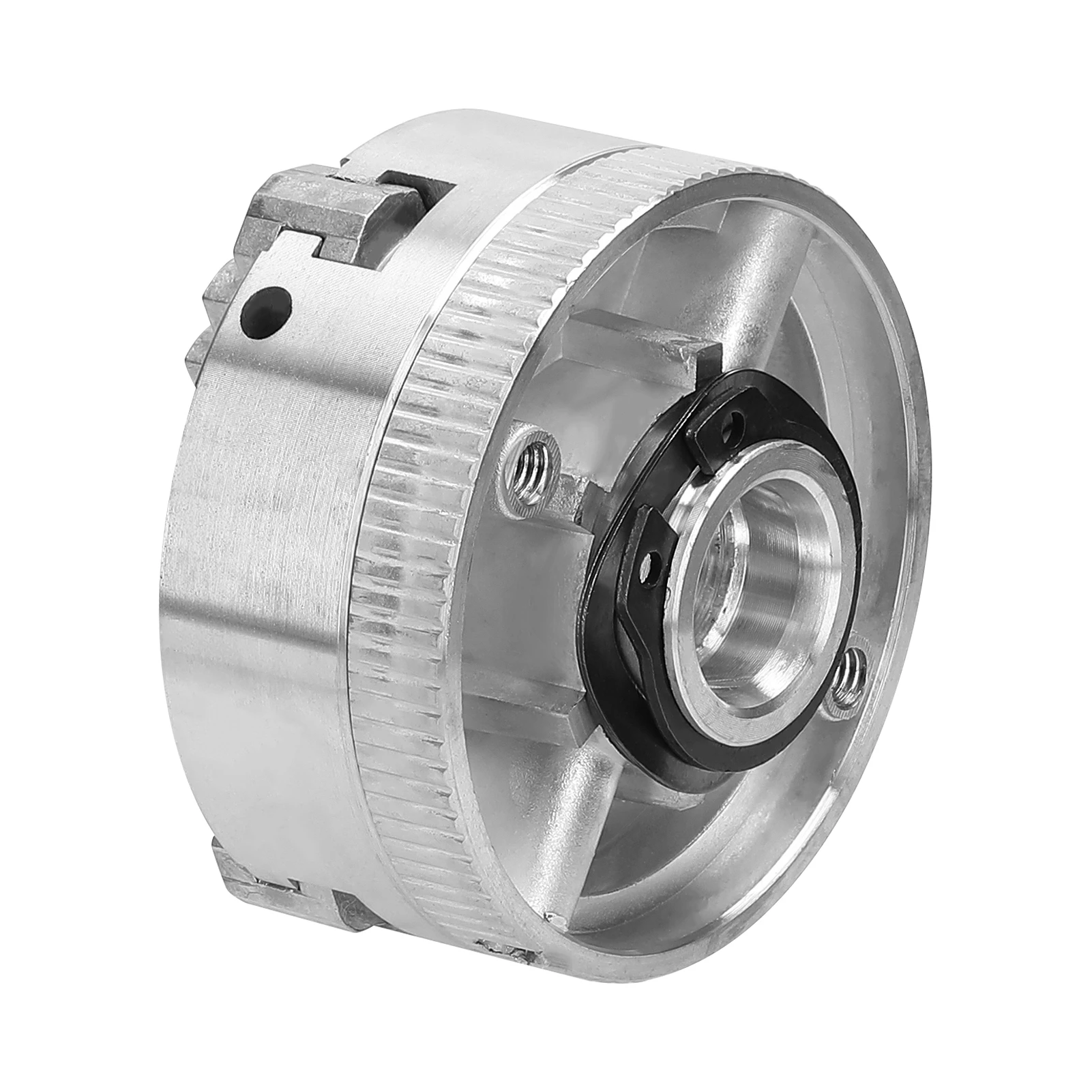 Zinc Alloy 4-Jaw/3-jaw Chuck Connecting Rod Self Centering Wood Turning Chuck Optional Clamp Accessory for Mini Metal Lathe 6