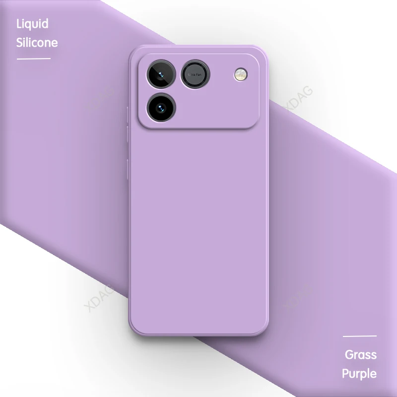 Enhanced Silicone Case - Soft, Flexible, Lightweight, Shockproof, High-Quality Back Shell in Plain Color