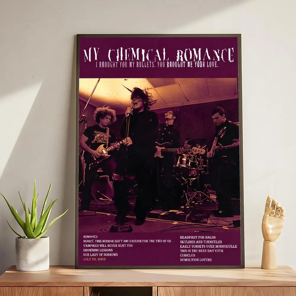 M-My C-Chemical R-Romance Poster, moderne und elegante Wandaufkleber für Heimdekoration, Wohnzimmer, Schlafsaal, Wandkunst – Detail 17