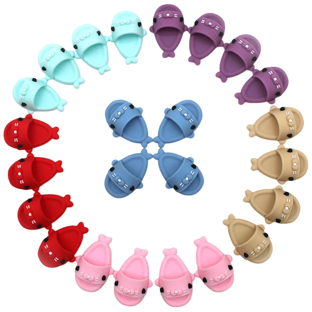 Cute Seal Shark Slippers Doll Shoes Micki Shoes Suit for Ob11,OB22, Blyth, BJD12, 1/6BJD, P9, YOSD Doll Accessories for Girls