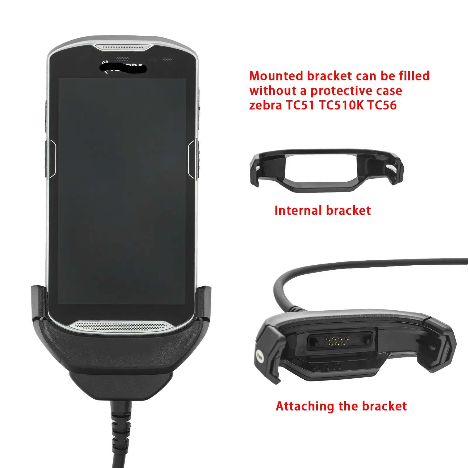 para TC51 TC510K TC56 TC57 CBL-TC51-USB1-01