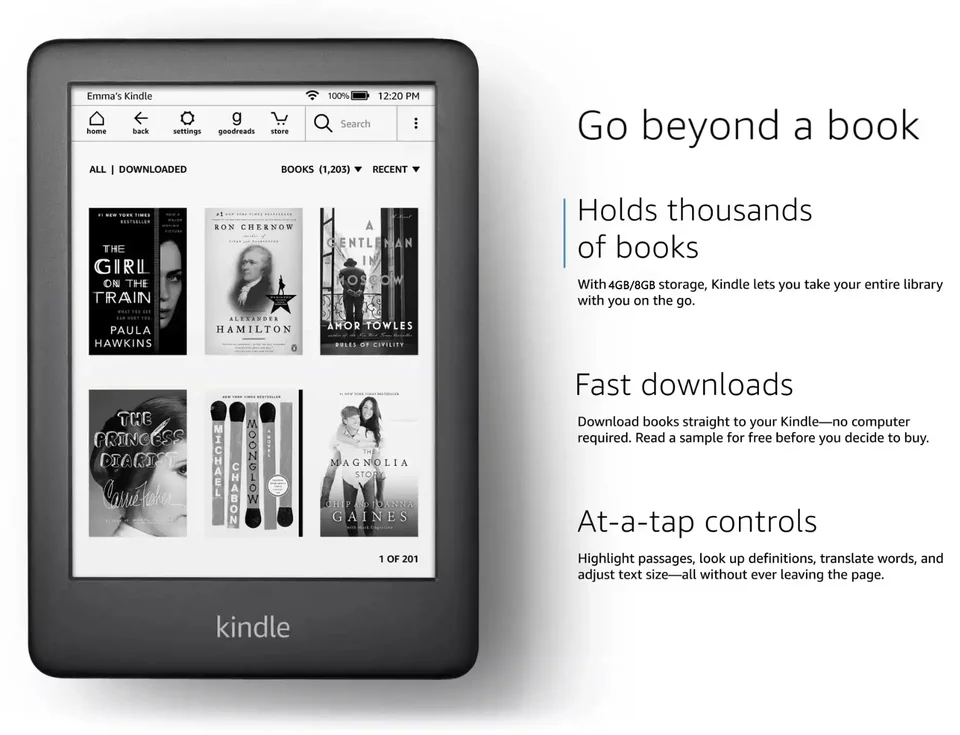 Liseuse Kindle Paperwhite 10ème Génération 6" 8 Go - Noir - Très Bon état