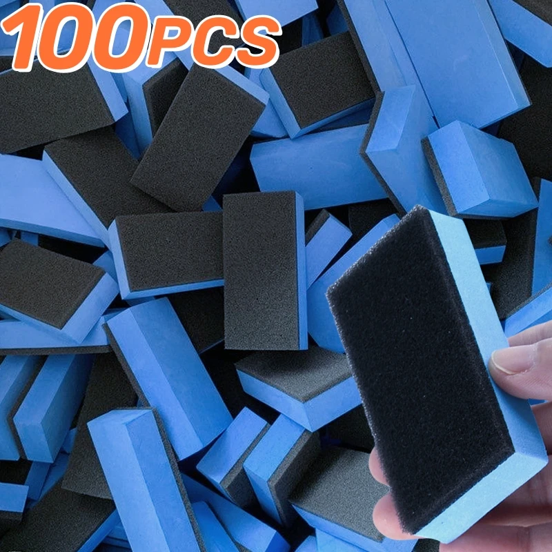 

100 шт., автомобильные губки-аппликаторы для нанесения керамического покрытия