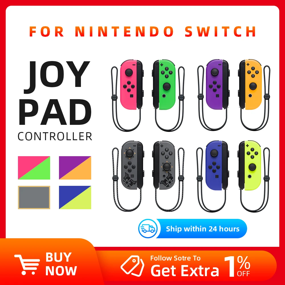 Switch Joypad Joy Pad Controller Wireless Controllers Joy Cons For