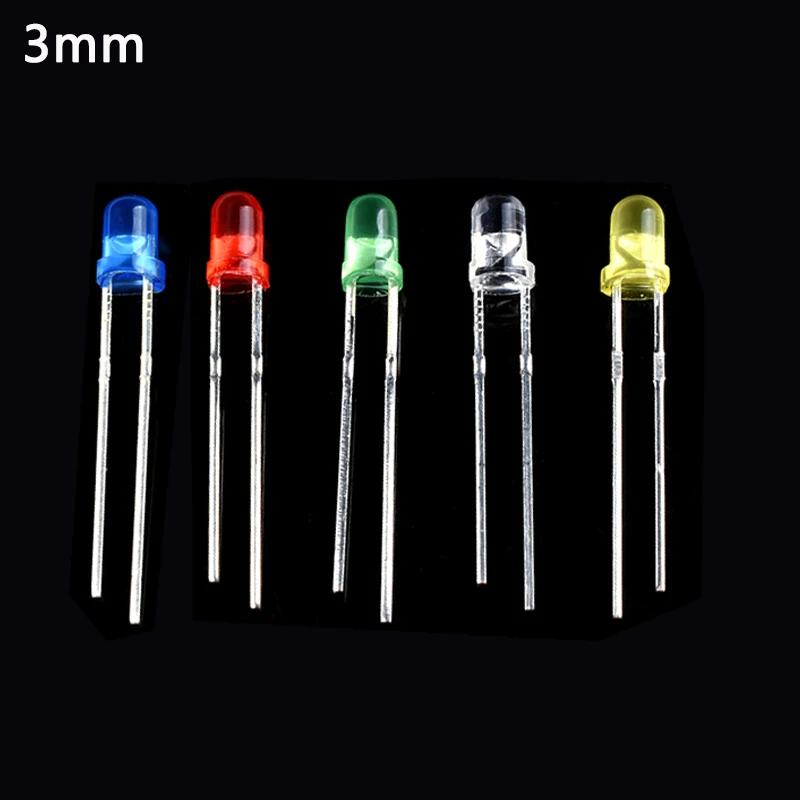 100x 5 Mm Orange LED – Klar, 600–610 Nm, 2V, 20 MA, Ultrahell, Für Arduino & Breadboard