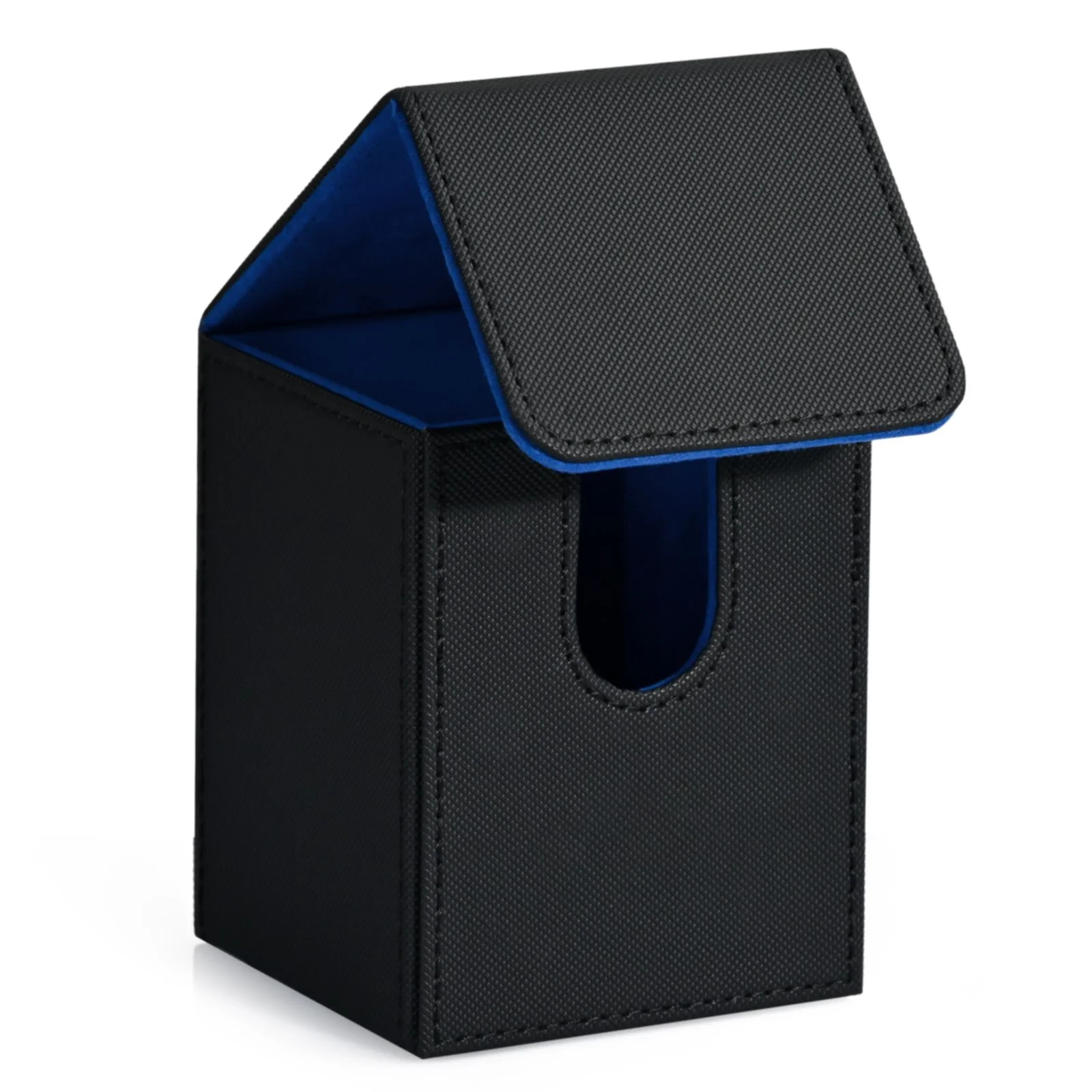 Card Storage Box Card Deck Box holds 100+ Single Sleeved Cards PU Leather Magnetic Closure Magic cards TCG cards