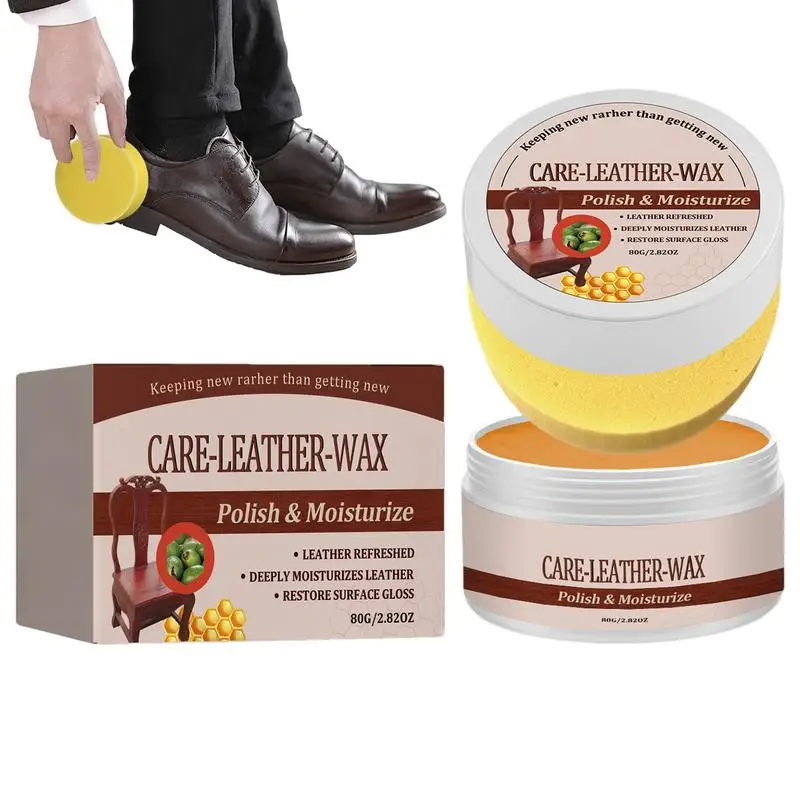 Leather Balm Furniture Salve 80g Beeswax Conditioner