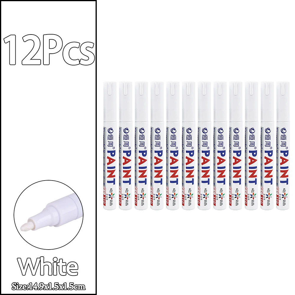 Colorful Waterproof Permanent Paint Markers