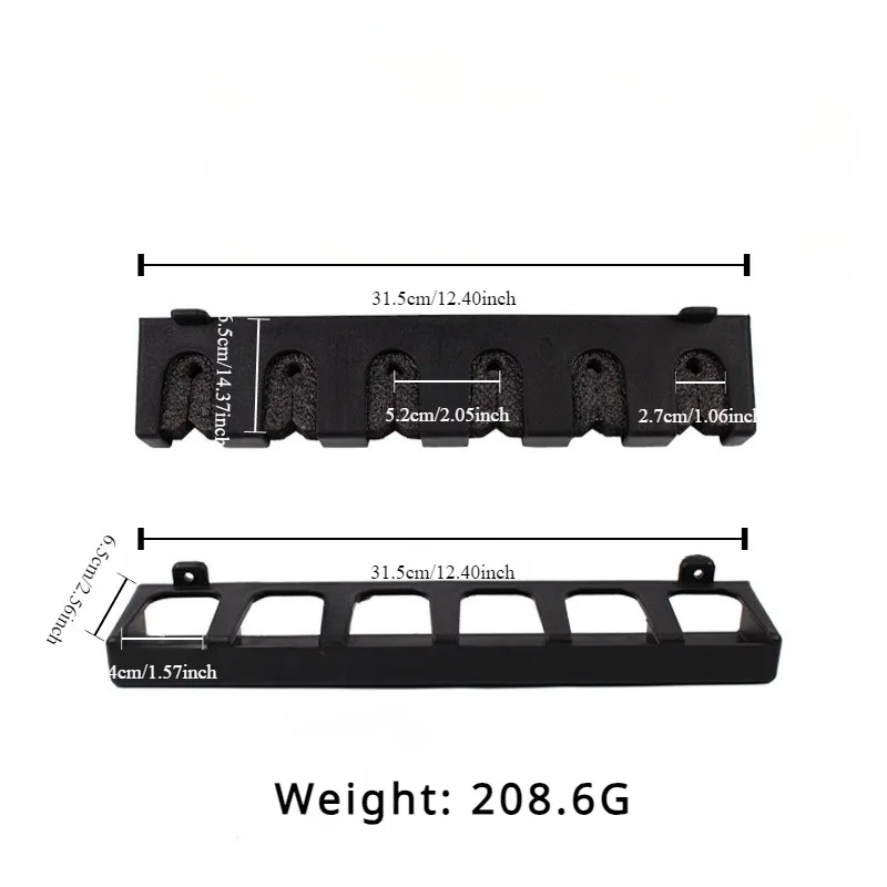 Fishing Rod Display Rack Vertical Bracket Plastic Fixing Rack Collection