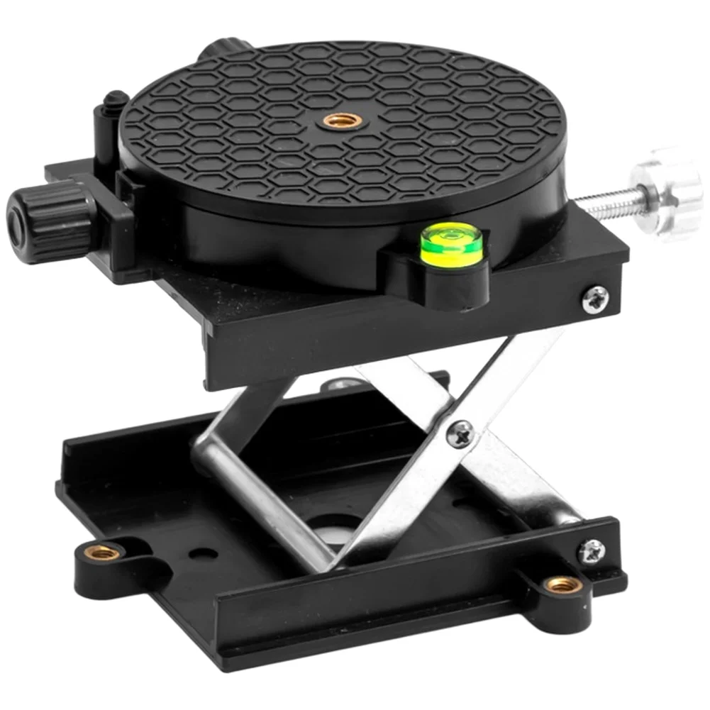 Adjustable Aluminum Swivel Leveling Base for Precision Instrument Support
