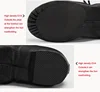 Genuine Leather Lace-Up Jazz Ballet Dance Shoes For Men Women Soft Dancing Sneakers For Boys Black Tan Sport Pointe Shoes 6