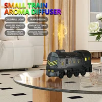 Small Train Aromatherapy Machine Retro Desktop Remote Control Home Bedroom Air Humidifier Creative Hydrator USB Plug-in 1