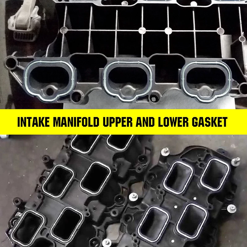 Upper & Lower Intake Plenum Gasket Set For Chrysler Town & Country 2011-2016 - 3.2L/3.6L V6