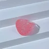 2024 Korean Wave New LeeNow Pink Love Acrylic Ring 3-Color Set Y2K Style Women's Accessories Fashion Jewelry Fans Gift 3