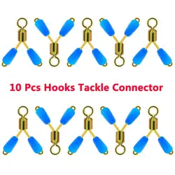 10Pcs Carp Fishing Quick Change Feeder Swivels Method Feeder Swivel Snaps Fishing Accessories Tool Jig Hook Tackle Connector