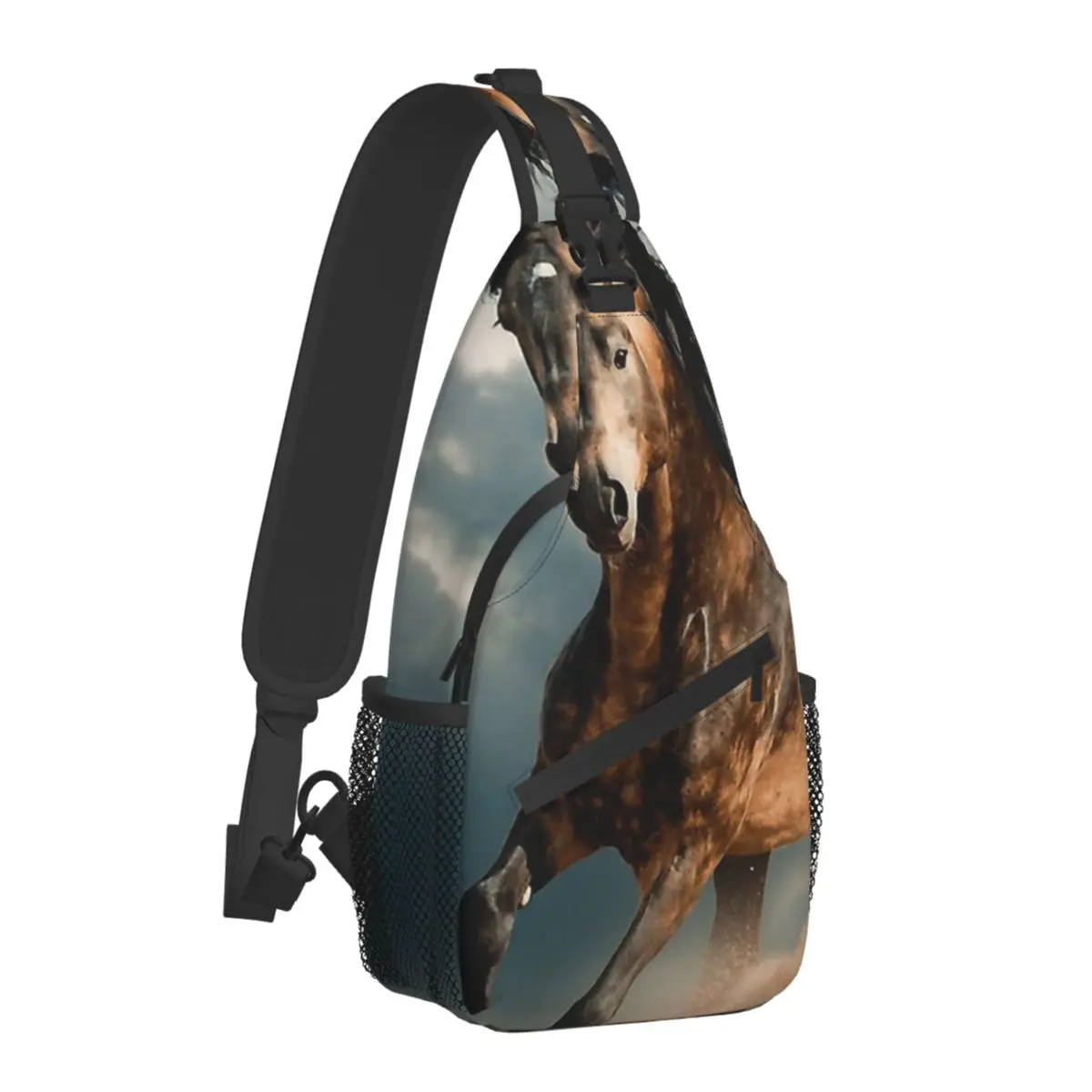 Poster Crossbody Chest Bags Galoppo Horse Run Tasche Rapide Pacchetto Da Viaggio Messenger Sport Adolescenti Borsa A Tracolla Unisex