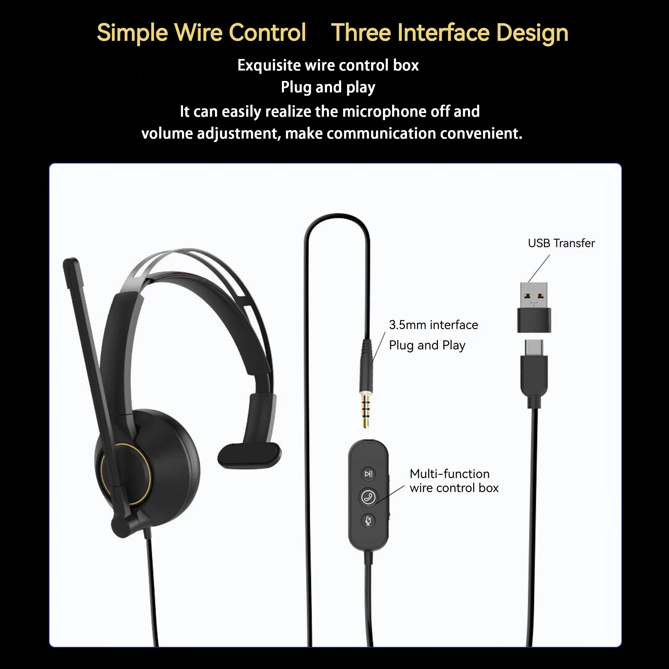 NUROUM Wireless AI Noise Cancelling Headset