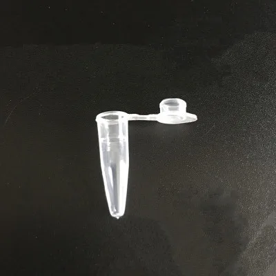 100PCS 1.5ml Lab Mini Plastic Test Tube Centrifuge Vial Snap Cap 42 x 11mm Clear ULT separation scientific research blood plasma