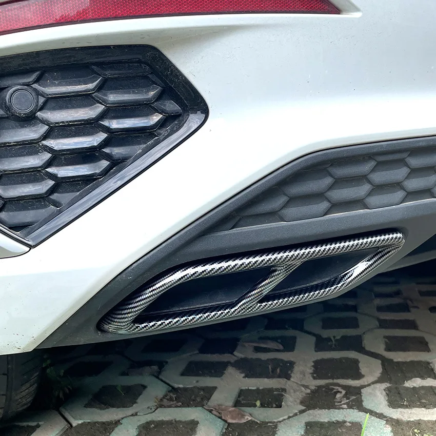 For Audi A3 8Y S Line Sportback Sedan 2021+ Four-Outlet Tailthroat Frame Sticker Modification