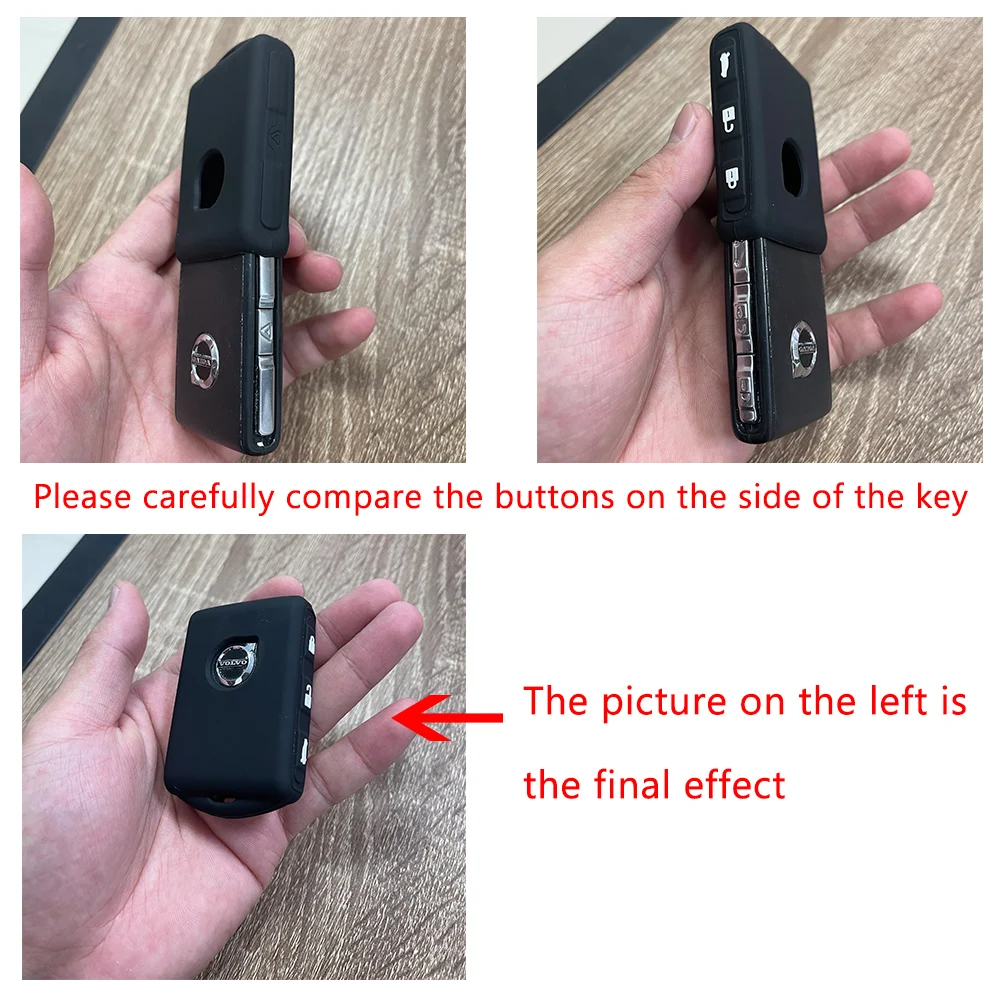 Silicone Car Key Cover & Keychain Accessory