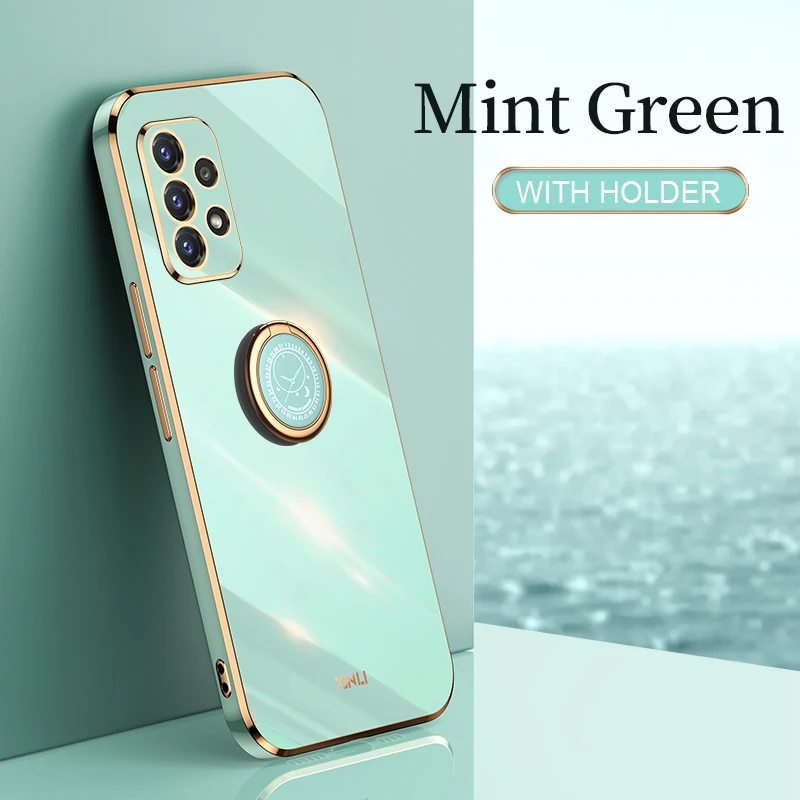 Luxury Silicone Back Cover with Plating Frame Design