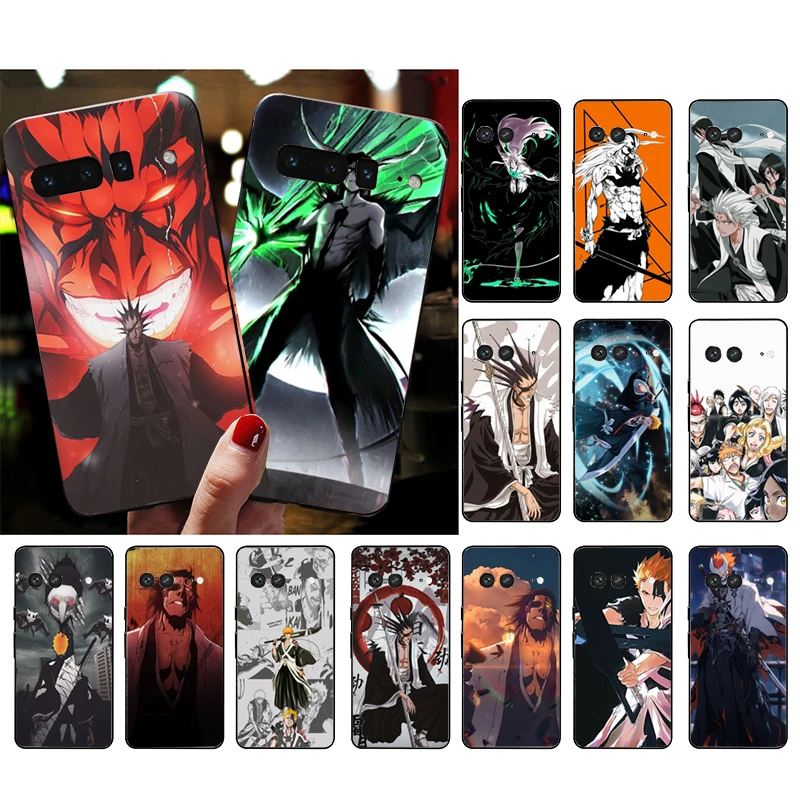 

Phone Case For Google pixel 7A 8 7 Pro 7 6A 6 Pro 5A 4A 3A Pixel 4 XL Pixel 5 6 4 3 3A XL Ichigo Kenpachi Bleach Anime