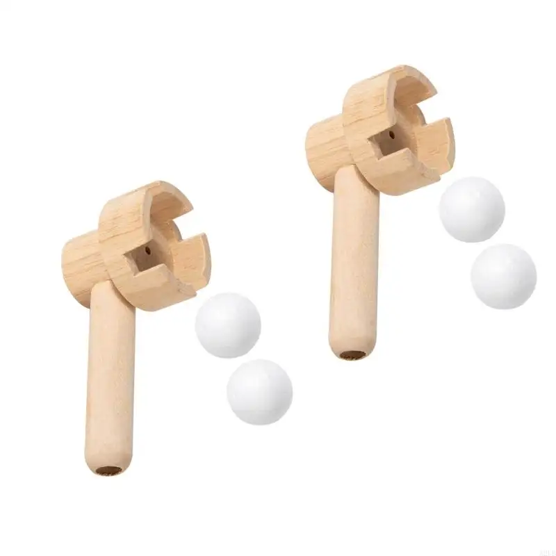 Buntes Blasballspielzeug mit Holzdesign verbessert Gleichgewicht und die Hand-Auge-Koordination für Kinder A2UB – Detail 9