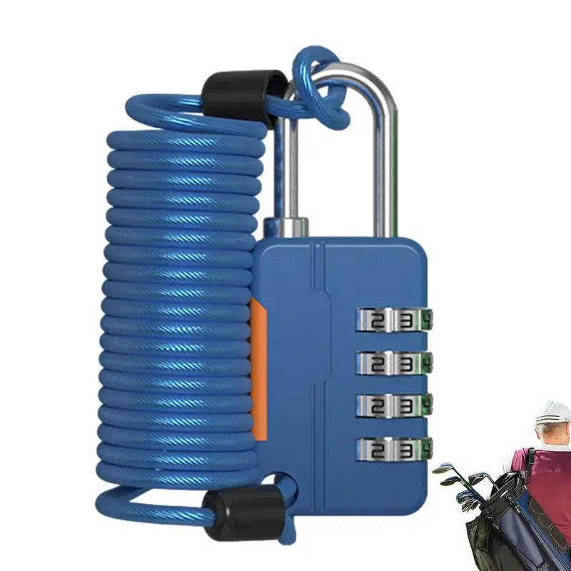 

Велосипедный замок с защитой от кражи, 4-значный кодовый Комбинированный Замок для велосипеда, оборудование для безопасности, замок для горного велосипеда