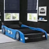 Children's Bed Grand Prix Racing Toddler & Twin - Made in USA, Blue 6