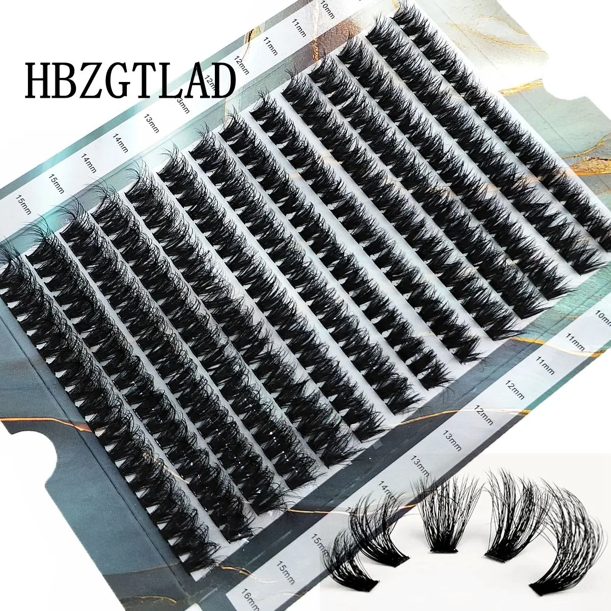 

New 280pcs 30D-80D Fau Mink Eyelashes DIY 5D Fluffy Eyelash Extension Natural Individual False Lashes Russian Volume Lash Makeup