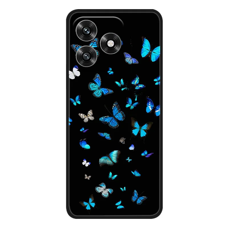 Premium Silicone Soft TPU Back Cover with Camera Protection Bumper