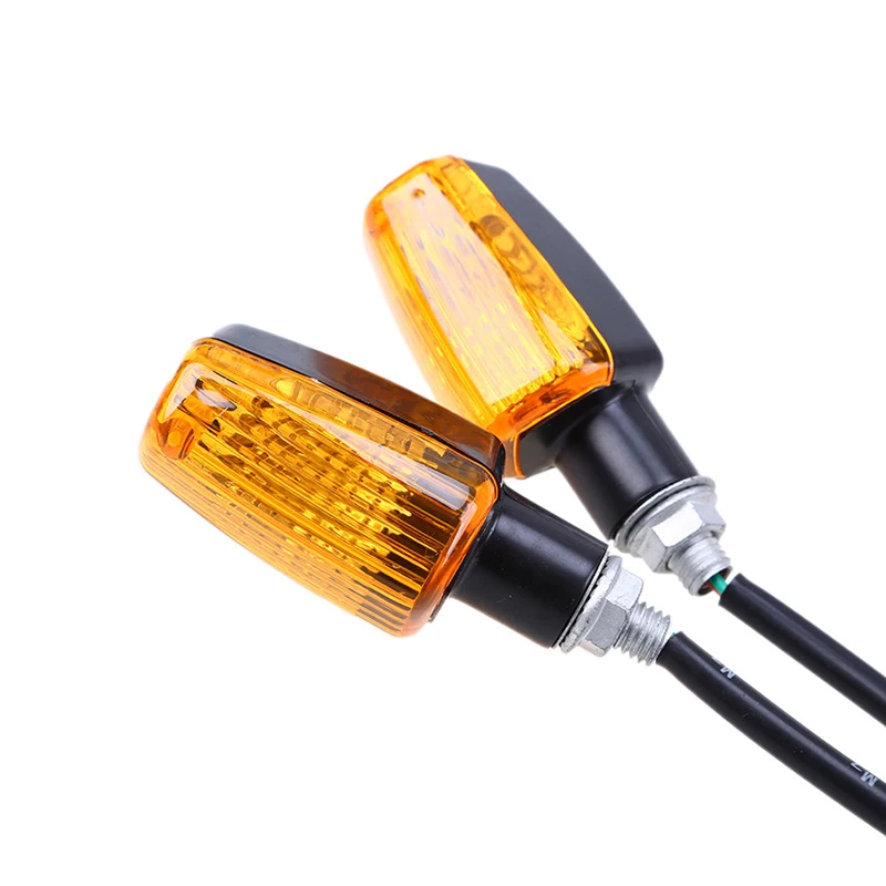 รูปสินค้า หลอดไฟเลี้ยวสีเหลืองอำพัน 4 ชิ้น สำหรับรถจักรยานยนต์ 12V
