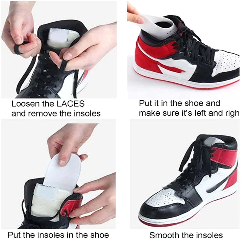 10 Pair Crease Protector Shoe Anti Crease Bending Crack Toe Cap Support Shoe Stretcher Lightweight Keeping Sneakers Accessories