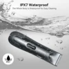 Kensen S10 Men's Electric Groin Body Hair Trimmer Pubic Hair Trimmer Body Grooming Clipper for Men Bikini USB Rechargeable Razor 4
