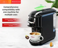 HiBREW H2B Coffee machine, Italian capsules, multi-compatible, fully automatic household small coffee powder integrated 1