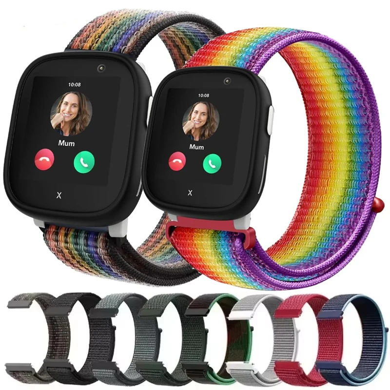 20mm Nylon Loop Strap for Kids Smart Watch - Sport Band Wristband Bracelet