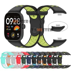 Sports Silicone Watch Band For Redmi Watch 4 Strap Accessories Replacement Bracelet For Xiaomi Mi Band 8 Pro Wristband Correa
