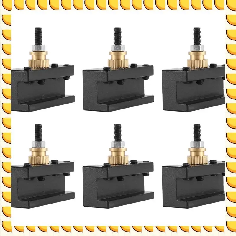 BAAU 6PCS Tooling Package Mini Lathe Quick Change Tool Post & Holders Multifid Tool Holder tool holder,lathe tool holder,lathe tool