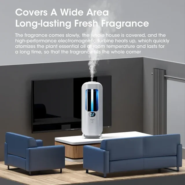 Desktop Aromatherapy Machine Mini Home Essential Oil Diffuser USB Air Purifier Deodorization Intelligent Aromatherapy Nebulizer 5