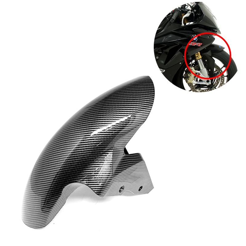 

For BMW S1000RR 2009-2010 2011 2012 2013 2014 2015 2016 2017 2018 S1000R 14-21 S1000XR 14-18 Front Tire Fender Carbon Fiber