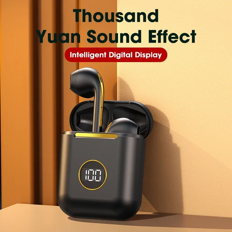 j18 NEW Upgrade Bluetooth 5.1 Earphone Wireless Headphone Stereo Earbuds Headset With Charging Box Microphone For xiaomi iphone 5