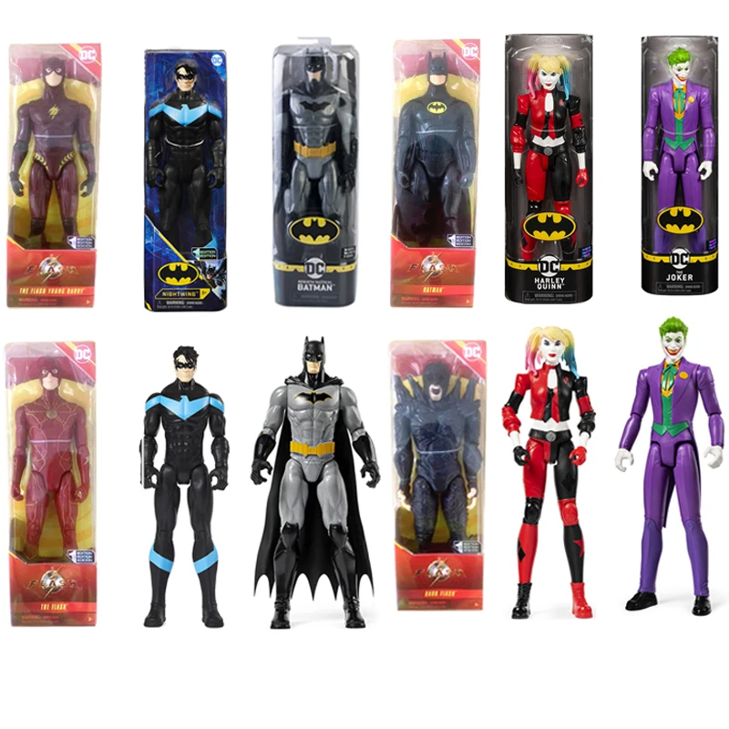 Batman Action Figure Brinquedos para Crianças, Homem do Flash Negro,  Coringa, Arlequina, Bonecas de Asa Noturna, Presentes de Aniversário  Meninos de 12 - AliExpress